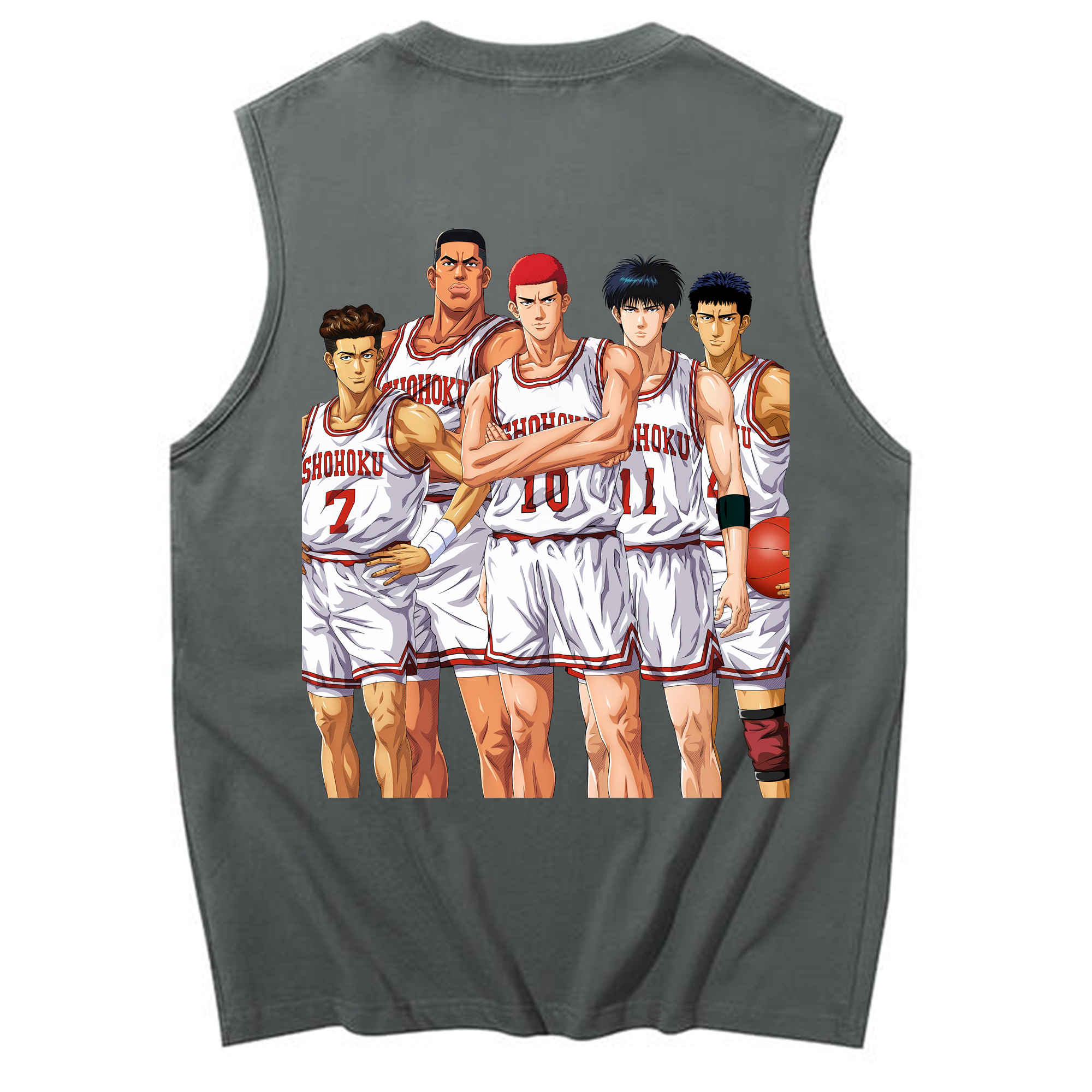 （画像用） SLAM DUNK／スラムダンク コットン100％タンクトップ（背面プリント）